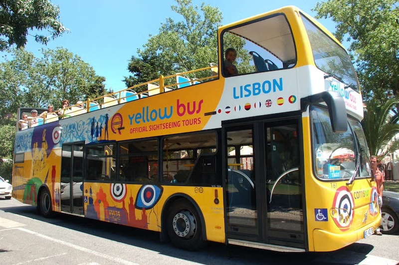 Passeio de ônibus turístico em Lisboa